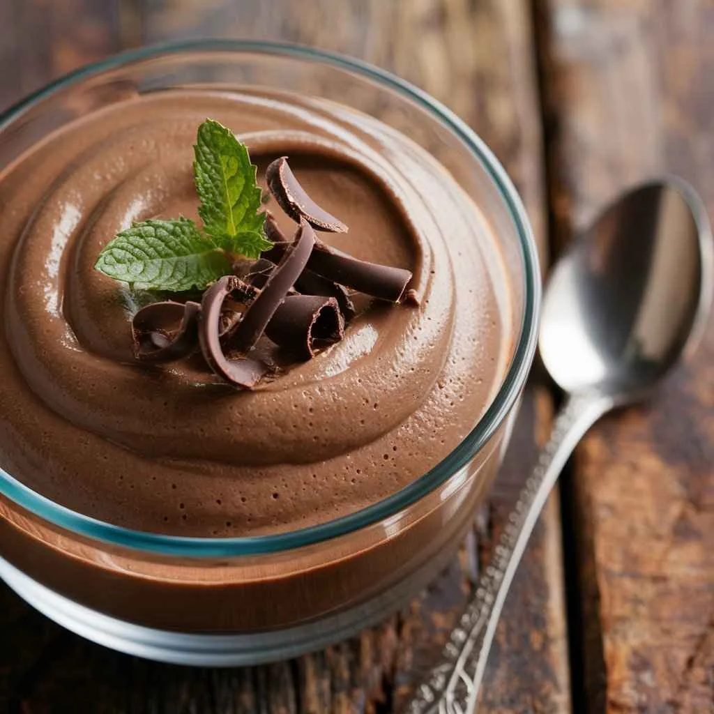 Are Protein Puddings Healthy? 5 Surprising Truths 4 Are protein puddings healthy? for Creamy chocolate protein pudding garnished with mint and chocolate curls