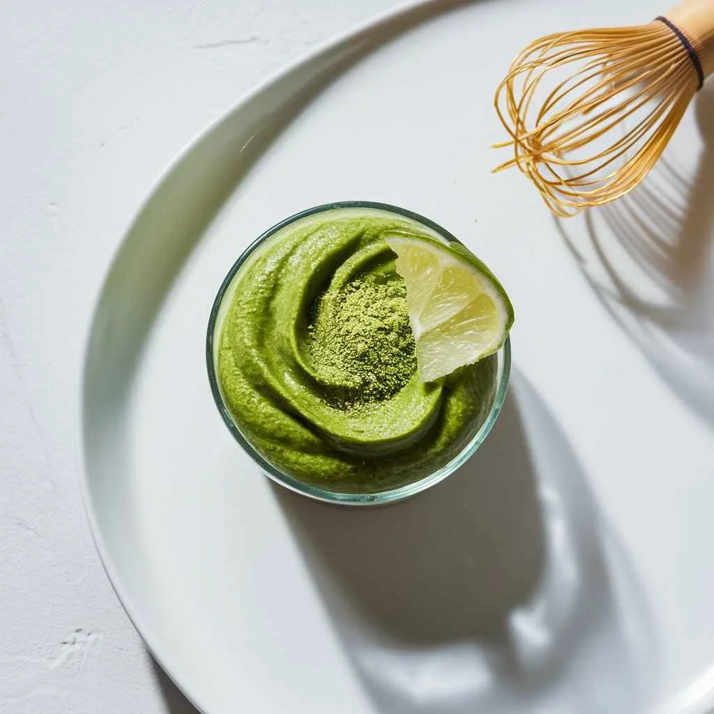 Are Protein Puddings Healthy? 5 Surprising Truths 6 Matcha protein pudding garnished with matcha powder and lime.Are protein puddings healthy?