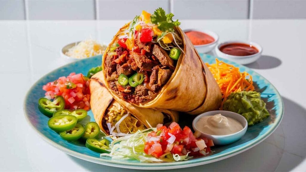 What was in Taco Bell's Grilled Stuft Burrito?7 Delicious Ingredients 4 Taco Bell’s Grilled Stuft Burrito with added toppings and sides.What was in Taco Bell's Grilled Stuft Burrito?