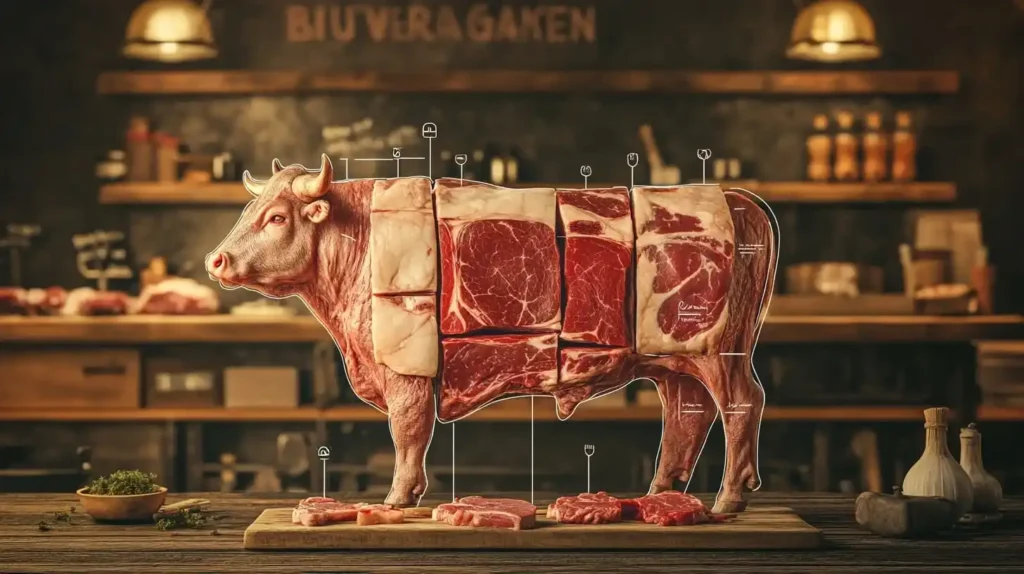What kind of meat is beef tongue.5 Fascinating Facts 6 Ethical And Environmental Considerations Of Eating Beef Tongue.A butcher’s diagram of a cow, highlighting beef tongue as a sustainable and ethical meat choice.