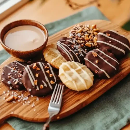 How To Make Perfect Chocolate Covered Chips At Home 3 How To Make Perfect Chocolate Covered Chips At Home - homemade sweet and salty treat with perfectly dipped potato chips arranged on wooden board
