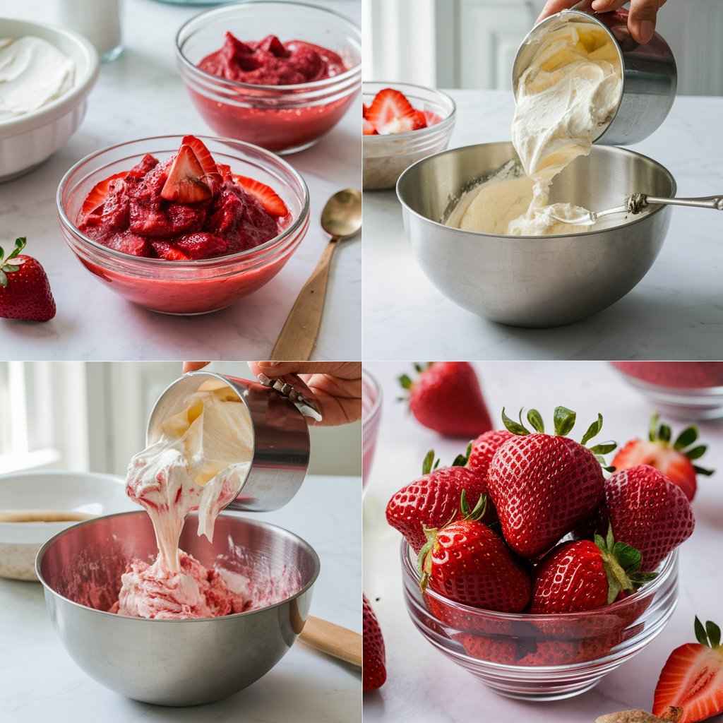 strawberry cream cheese How To Make The Perfect Strawberry 3 Steps for making homemade strawberry cream cheese.