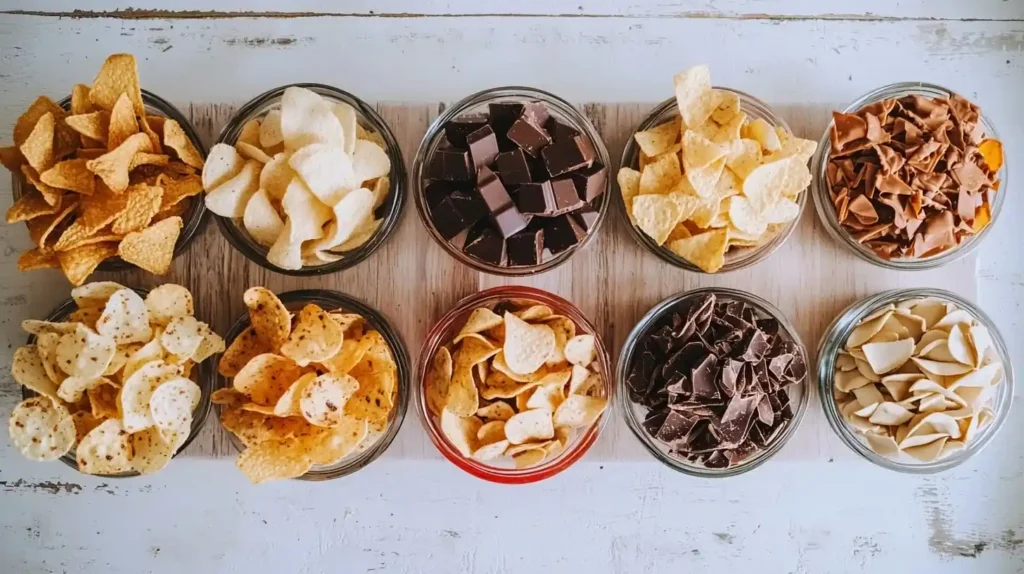 What happened to Lay's chocolate-covered potato chips? 5 Shocking Facts 2 What happened to Lay's chocolate-covered potato chips? - comparison chart of original products and current alternatives with ratings