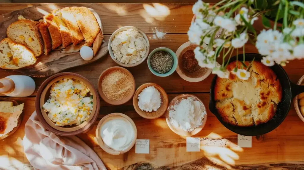 What is the difference between cornbread and southern cornbread? 2 Visual guide showing What is the difference between cornbread and southern cornbread?5 key ingredients and methods