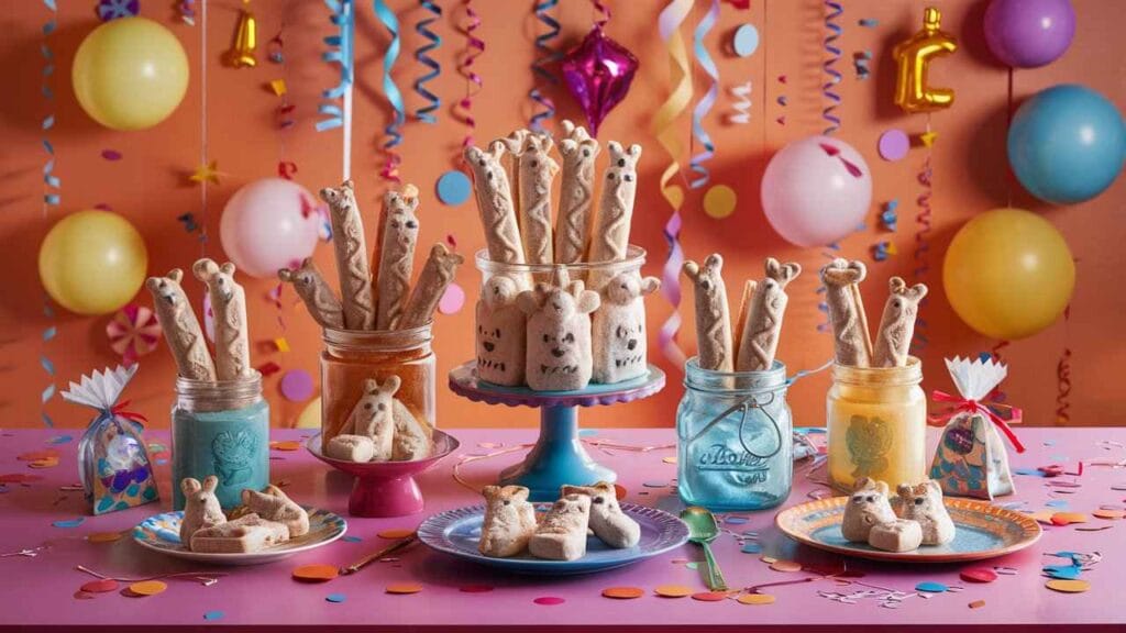 Who Makes Iced Animal Crackers? Discover 5 Fun Facts! 2 Iced animal crackers served as party treats with decorations.Who makes iced animal crackers?