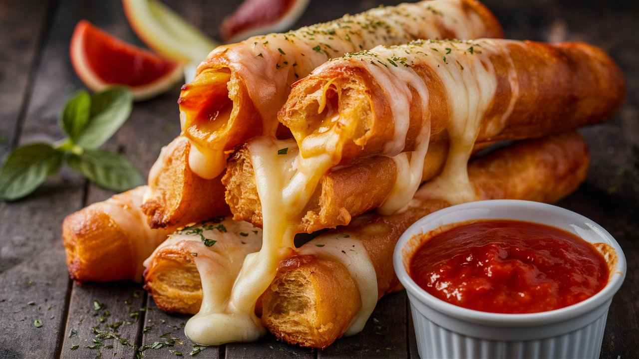 Pizza Hut Cheese Sticks with marinara sauce.for Does Pizza Hut make cheese sticks?