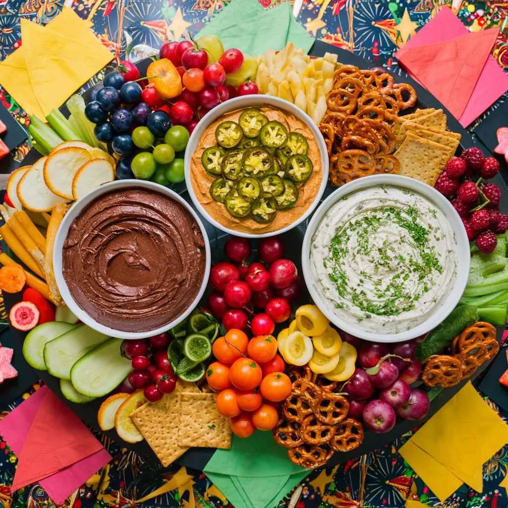 What is cream cheese dip made of? 5 Irresistible Ingredients 2 A party spread featuring multiple cream cheese dips with dippers.for recipes What is cream cheese dip made of?