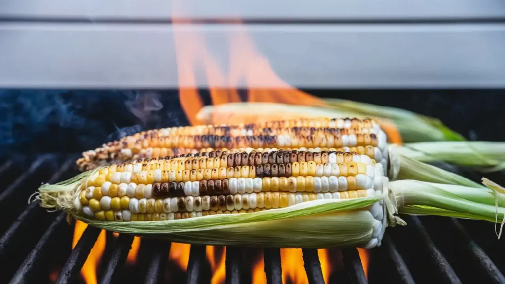 Special What Is The Difference Between Street Corn And Elote? 4 Grilled corn on a hot outdoor grill with charred kernels.What Is the Difference Between Street Corn and Elote?