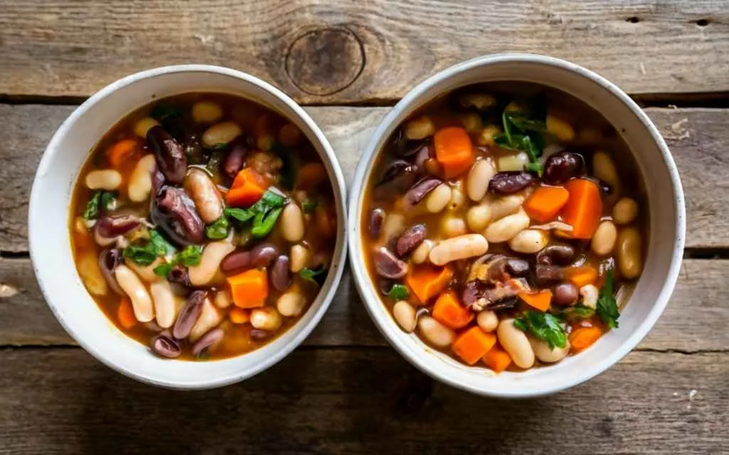 What Makes Bean Soup Thicker? Expert Tips And Tricks 5 Side By Side Comparison Of Thin And Thick Bean Soup.What makes bean soup thicker?