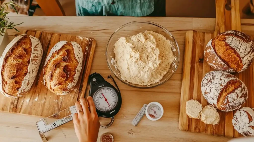 What is the Biggest Challenge of Making Gluten-Free Bread?Easy 2 Four gluten-free bread loaves demonstrating solutions to common challenges: protein balance, proper hydration, temperature control, and rest time.Strategic Solutions to the Challenge