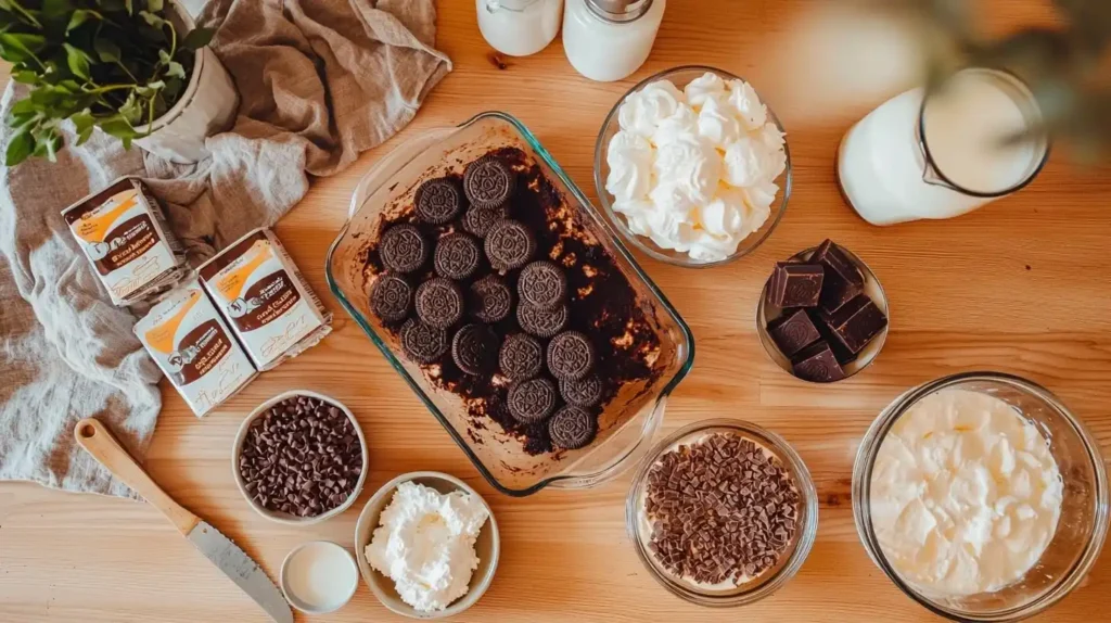 Chocolate Lasagna Recipe: Dreamy No-Bake Layered Dessert 2 Ingredients for no-bake chocolate lasagna recipe photo 5