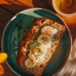 Moist banana bread with oil recipe showing perfect texture and golden crust, a quick and easy breakfast for busy families